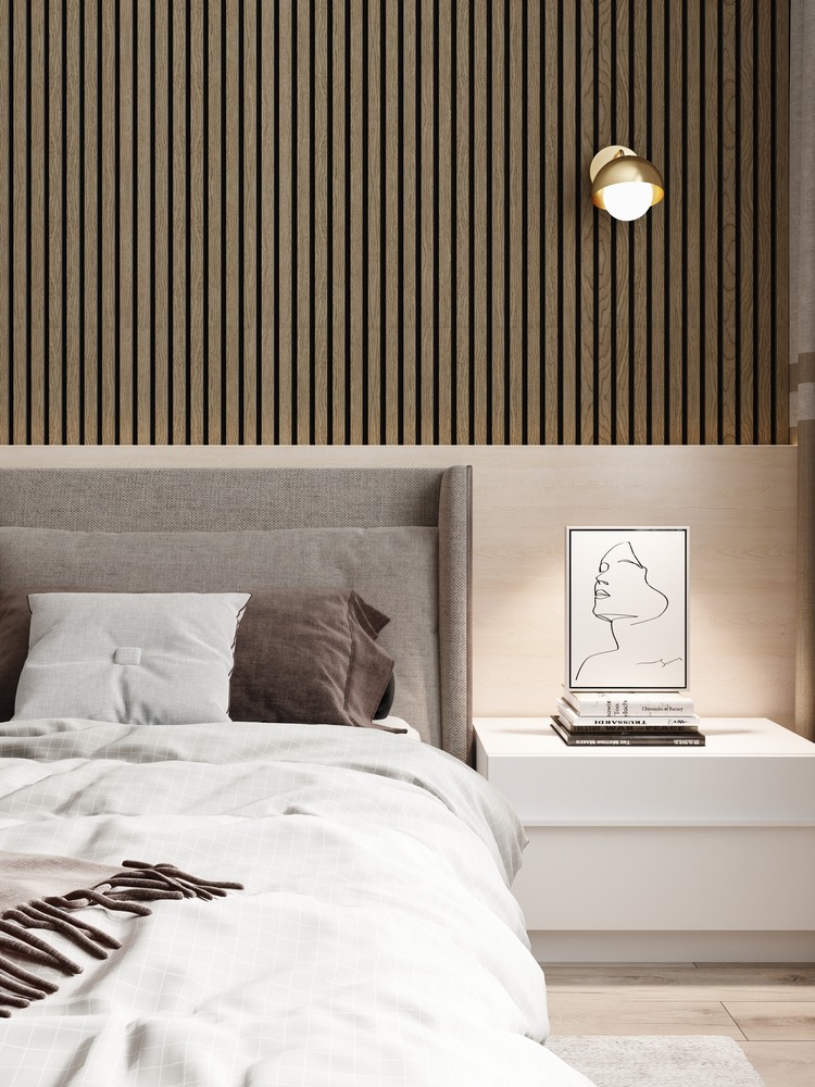 Flexible tambour wall panel